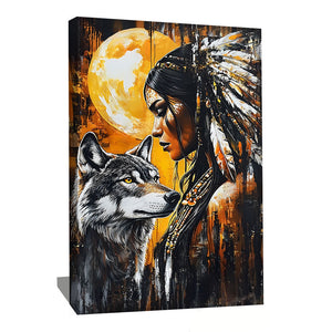 TABLEAU STYLE INDIEN