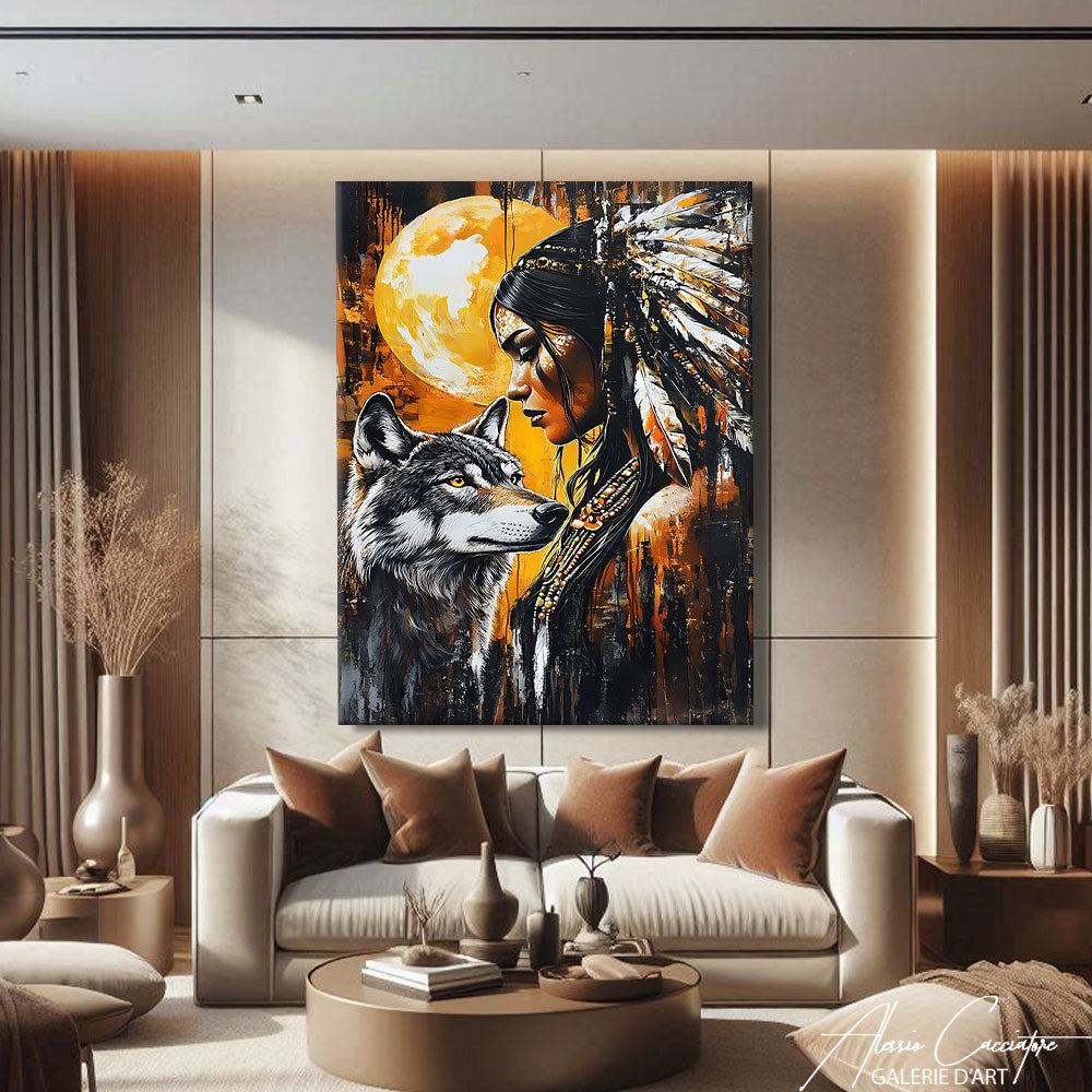 tableau loup