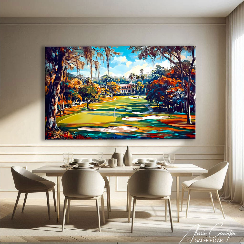 TABLEAU TERRAIN DE GOLF