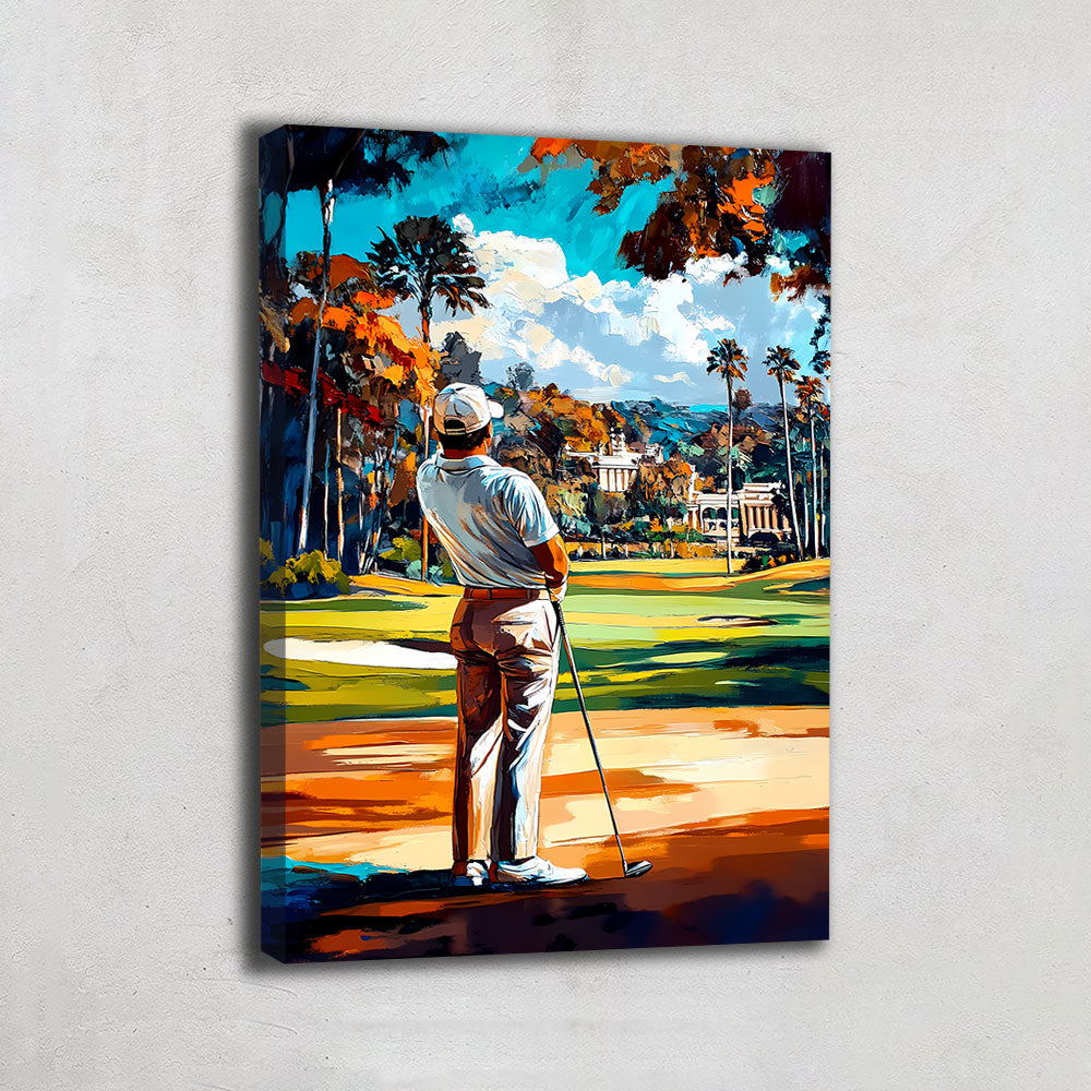 Tableau Joueur De Golf
