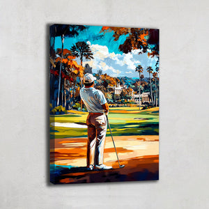 Tableau Joueur De Golf