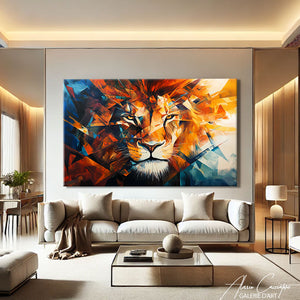 Tableau Lion Couleur