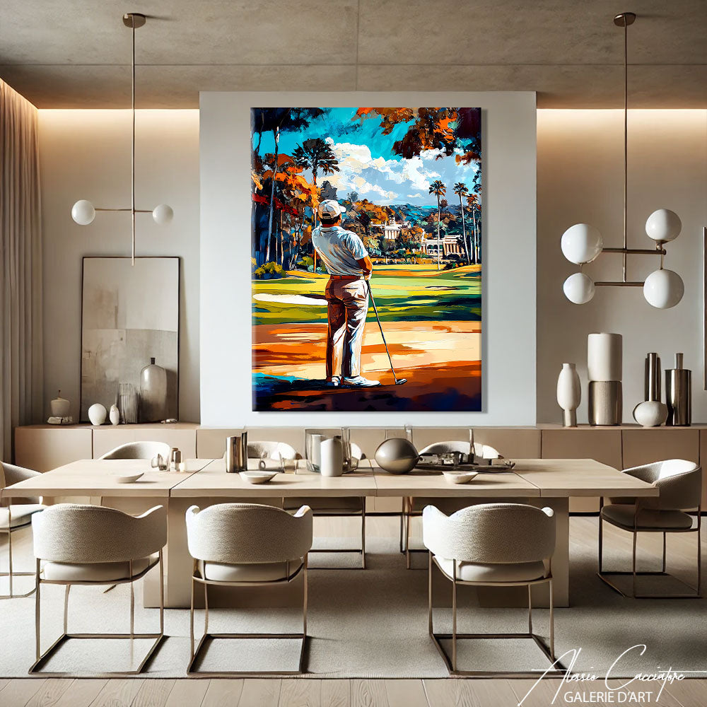 Tableau Joueur De Golf