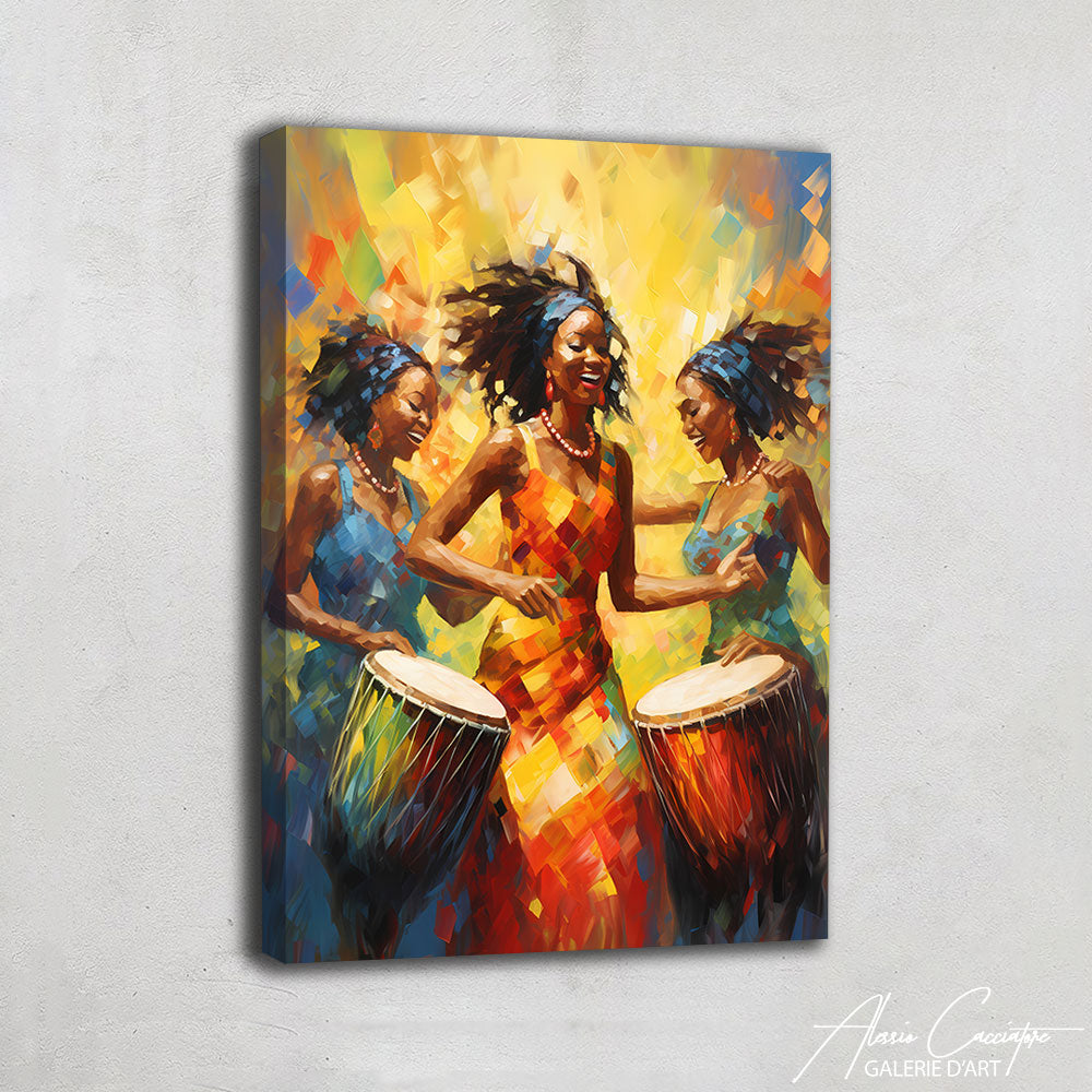 Déco peinture africaine