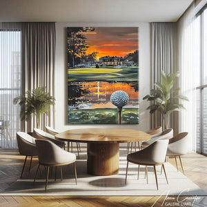 TABLEAU PAYSAGE GOLF
