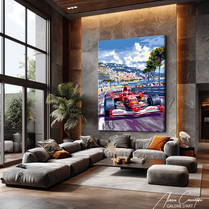 Tableau Peinture Ferrari