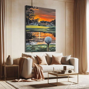 tableau coucher de soleil