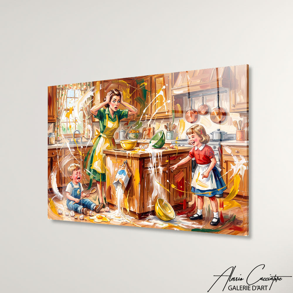 Art Mural Decoration Cuisine Tableau