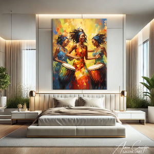 TABLEAU AFRICAIN MUSIQUE