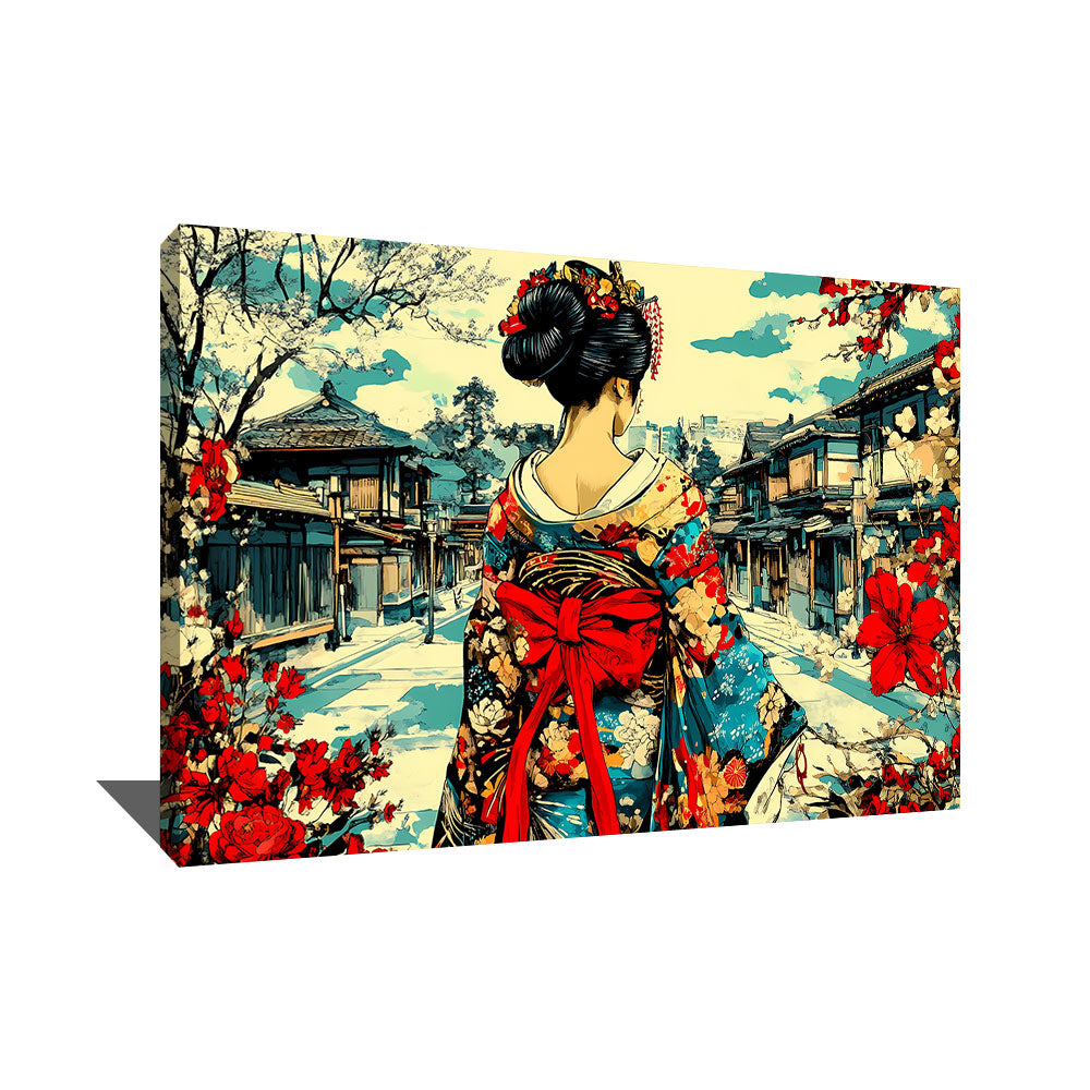 Tableau Japonais Femme
