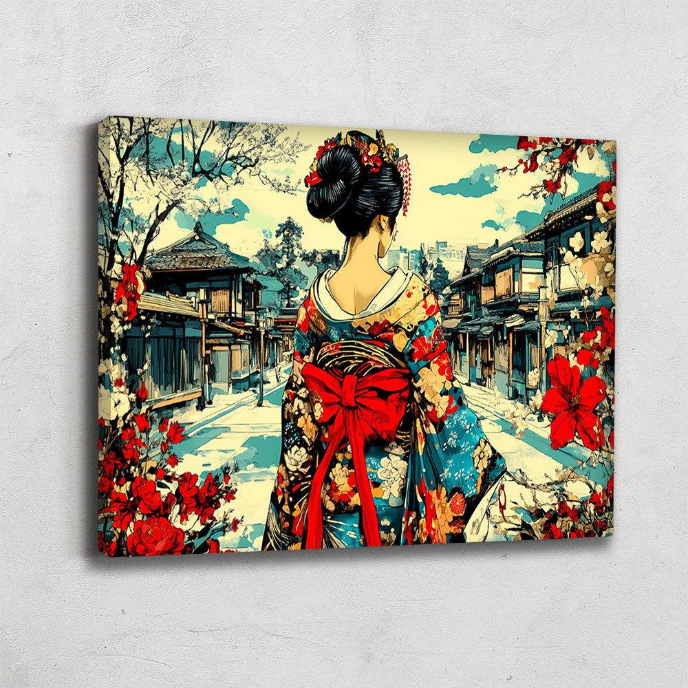 Tableau Japonais Femme