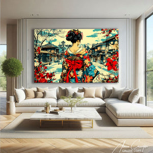 Tableau Japonais Femme