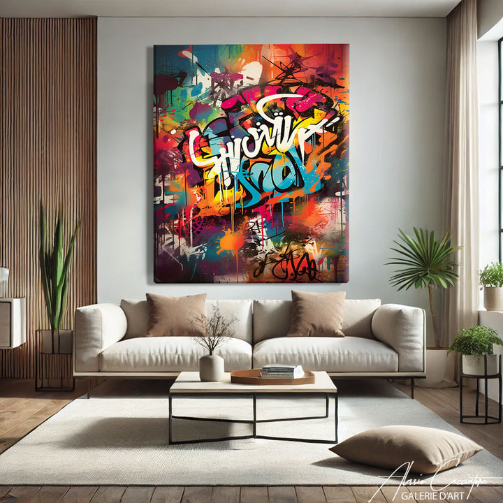 Tableau Graffiti Contemporain