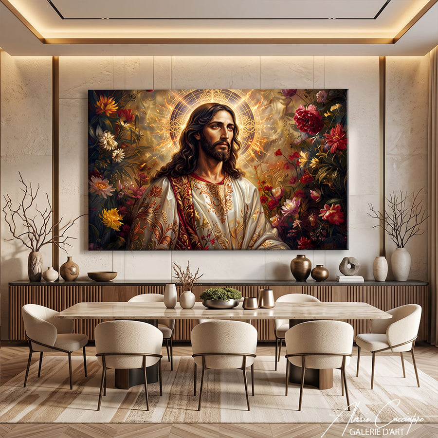 Toile Jésus Christ – mise en situation