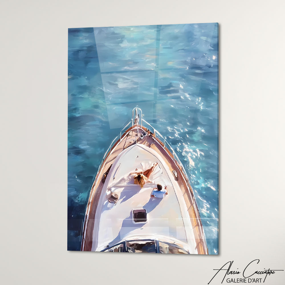Tableau Plexiglass Bleu