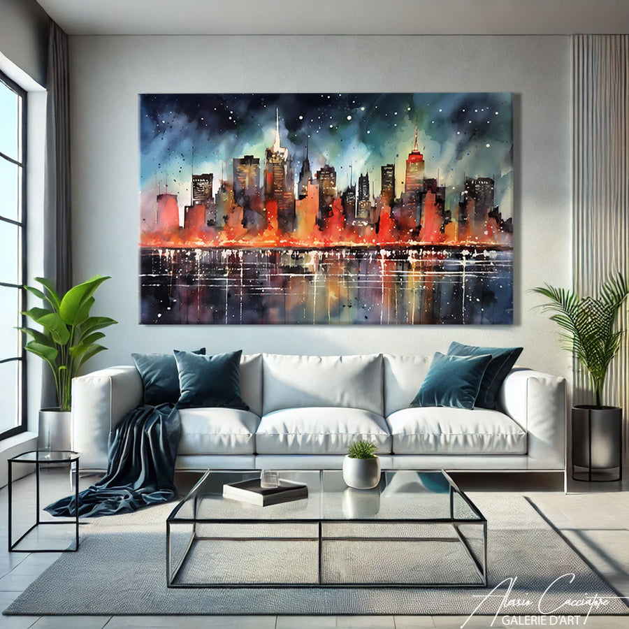 Tableau New York Grand Format – mise en situation