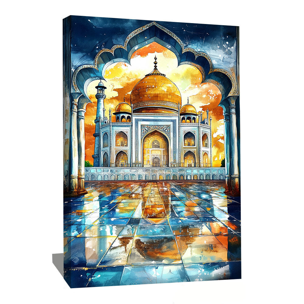 Tableau du Taj Mahal