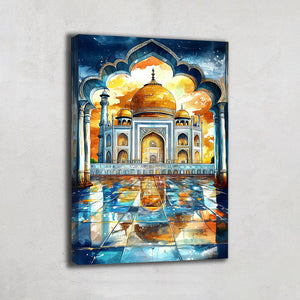 Tableau du Taj Mahal