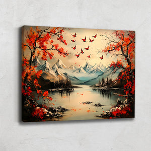 Tableau Paysage Japandi