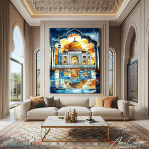 Tableau du Taj Mahal