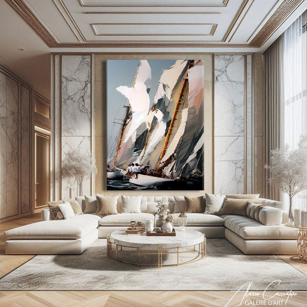 Tableau Abstrait Acrylique