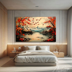 Tableau Paysage Japandi