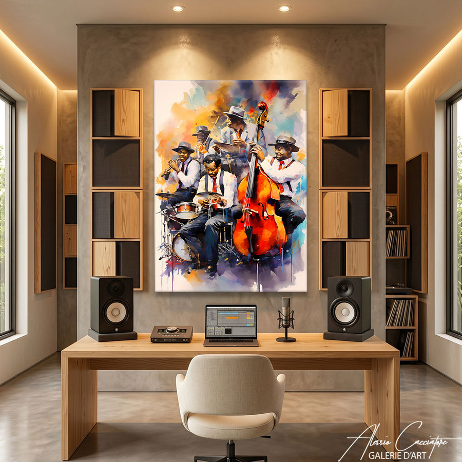 TABLEAU ORCHESTRE JAZZ – mise en situation