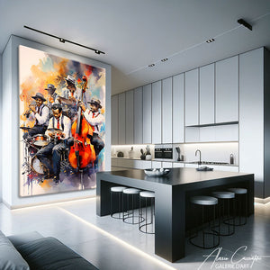 tableau musique jazz