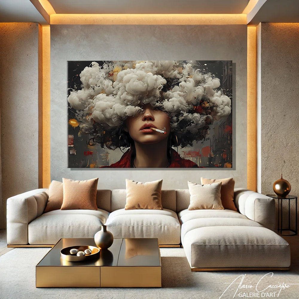 TABLEAU FEMME SURREALISTE