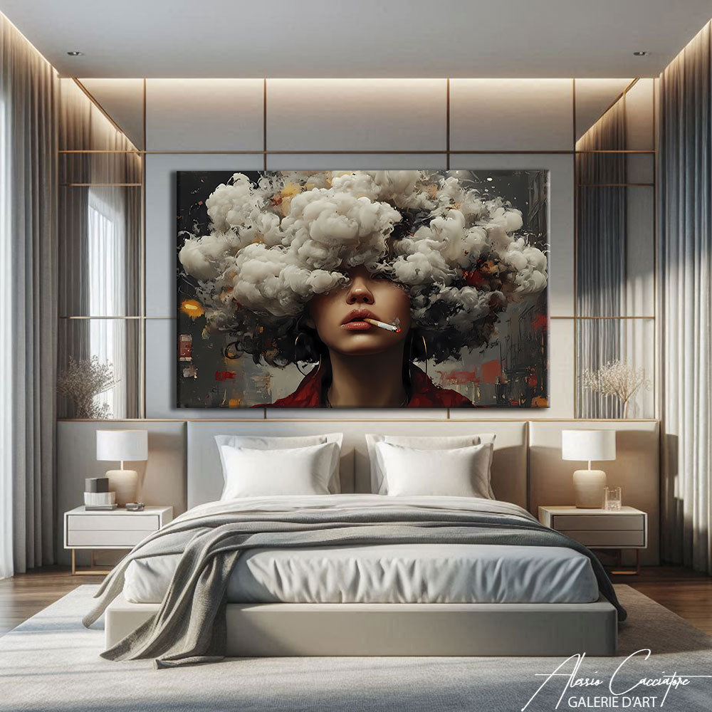 TABLEAU FEMME SURREALISTE