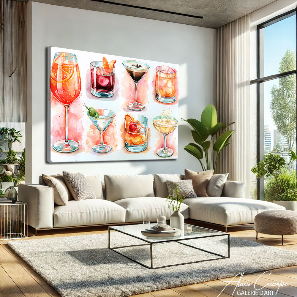Décoration Murale Cocktail