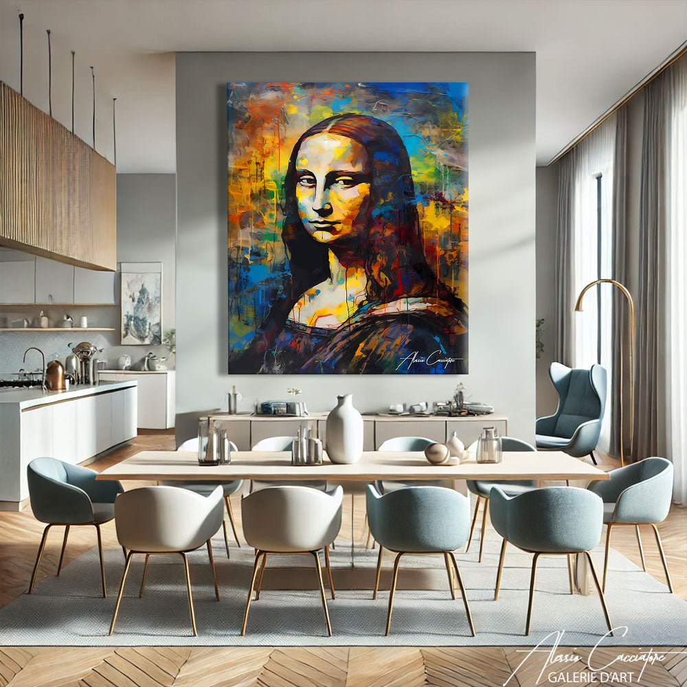 tableau street art mona lisa