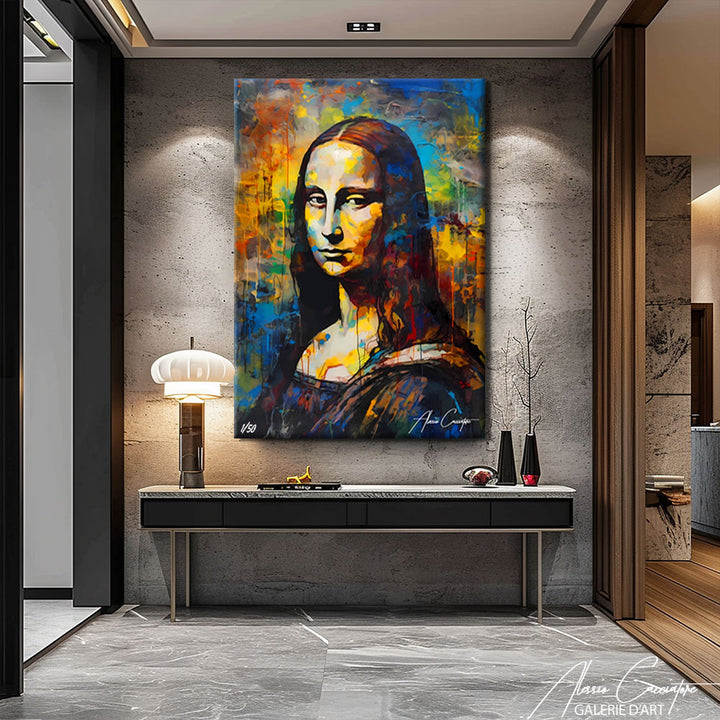 tableau mona lisa pop art