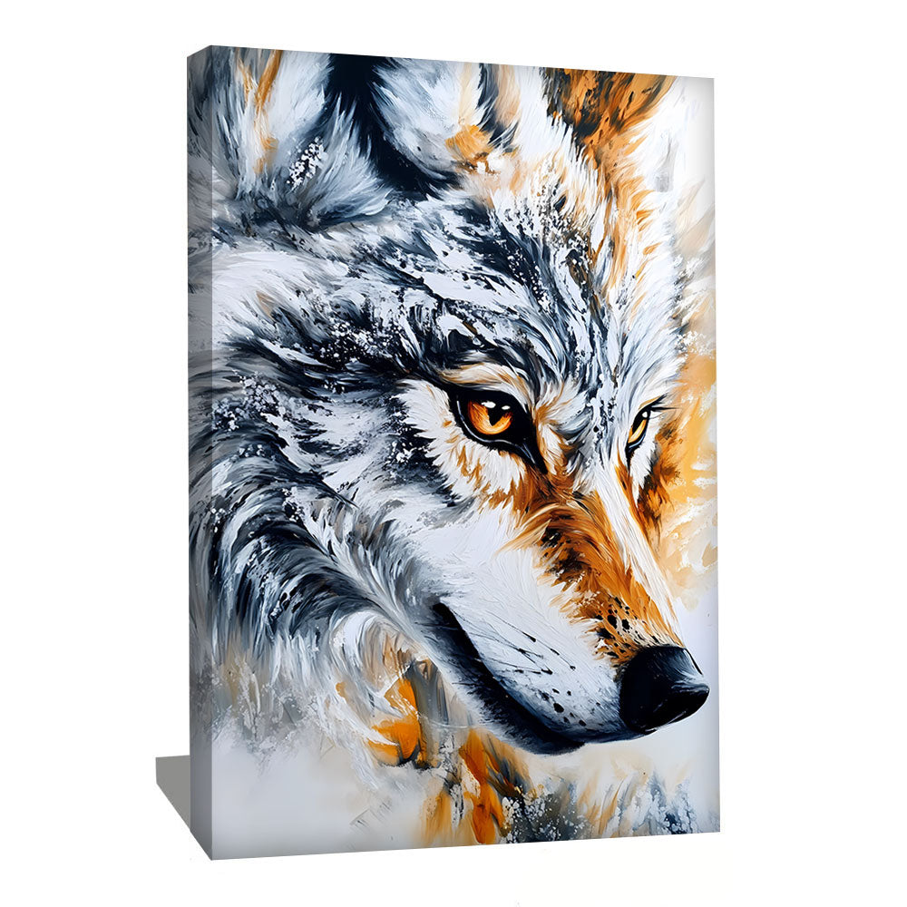 TABLEAU LOUP BLANC