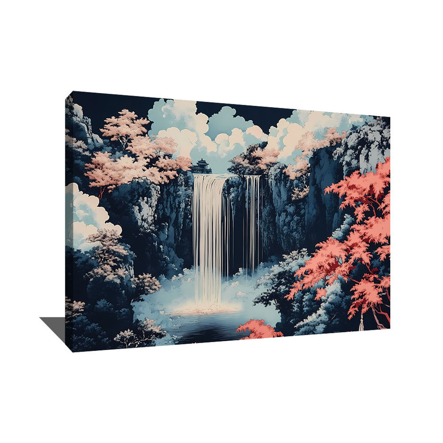 tableau forêt japandi