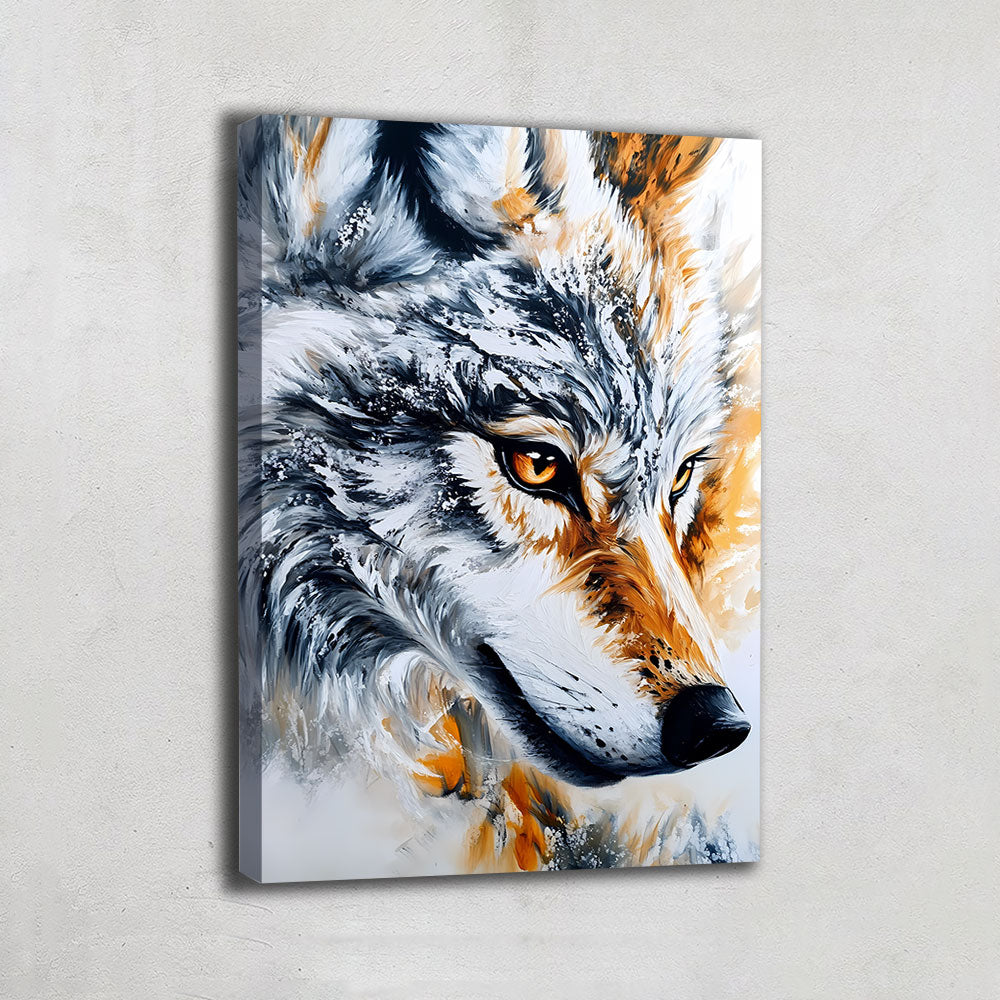 TABLEAU LOUP BLANC