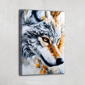 TABLEAU LOUP BLANC