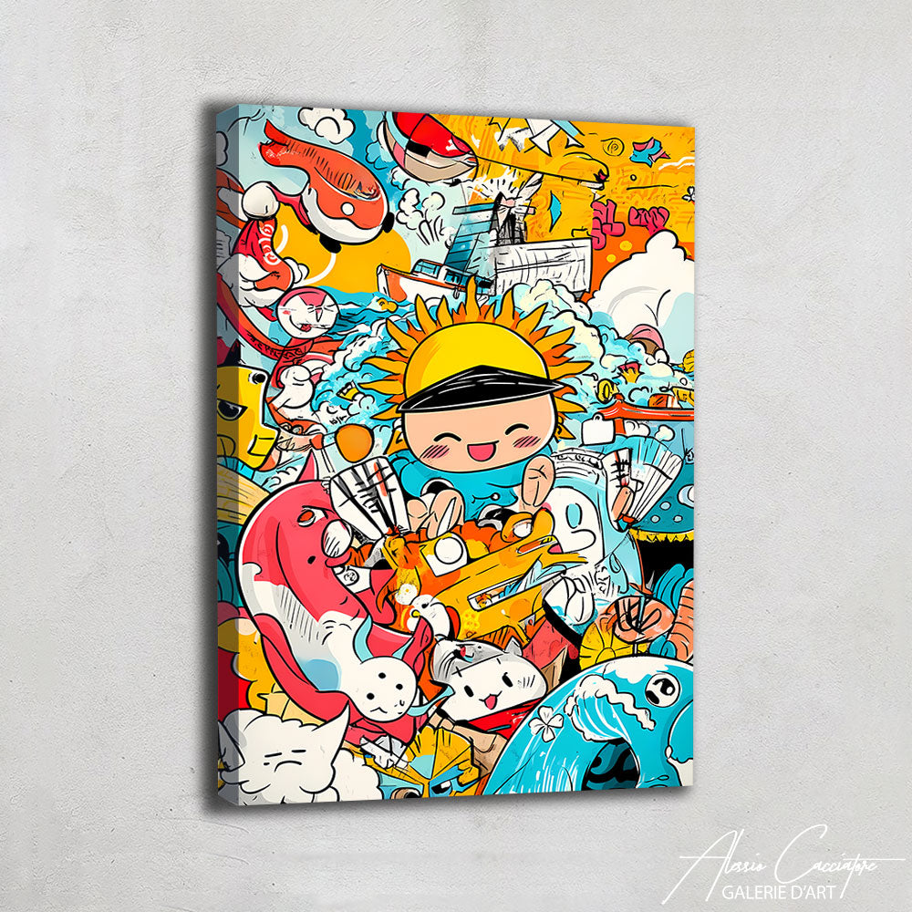 Tableau Kawaii Moderne