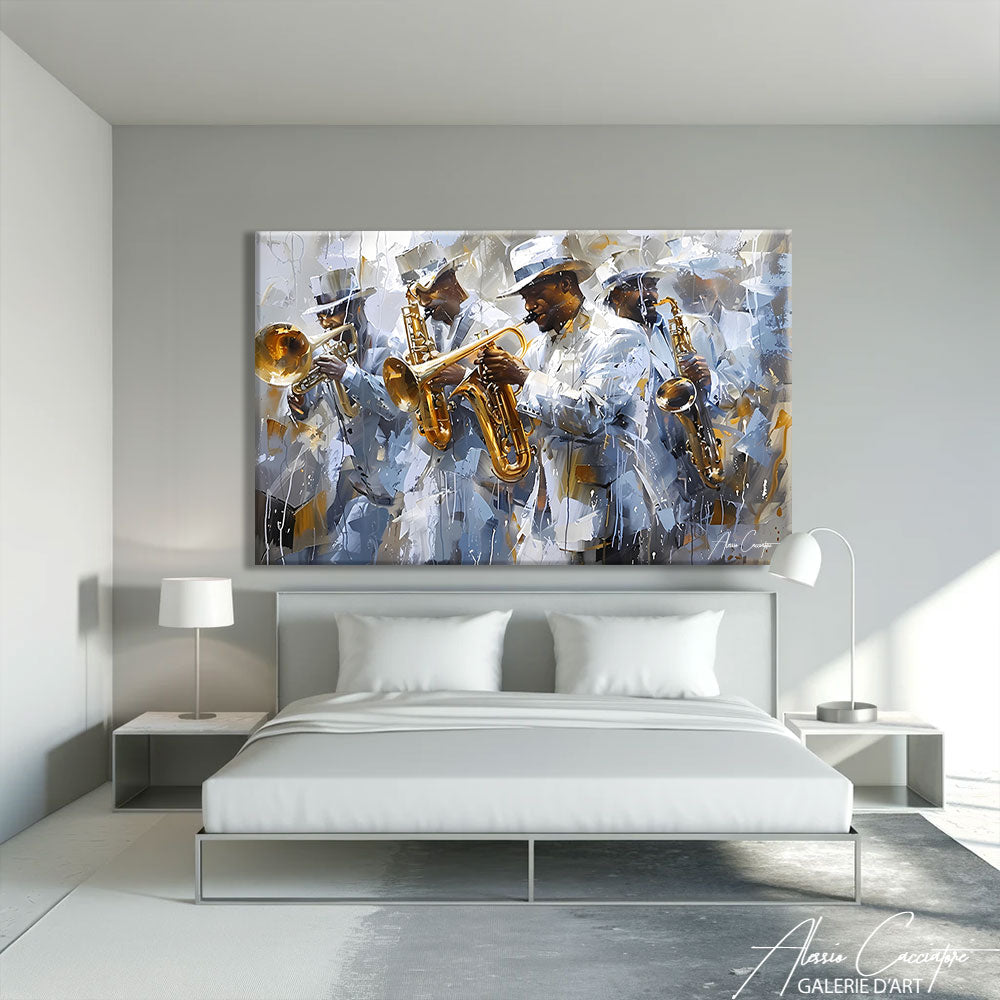 tableau de musiciens