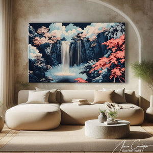 tableau forêt japandi