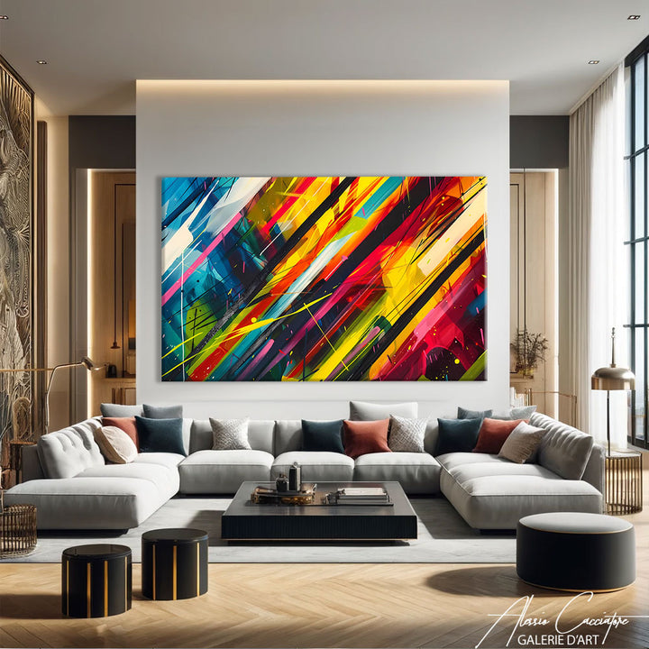 Tableau Contemporain Grand Format