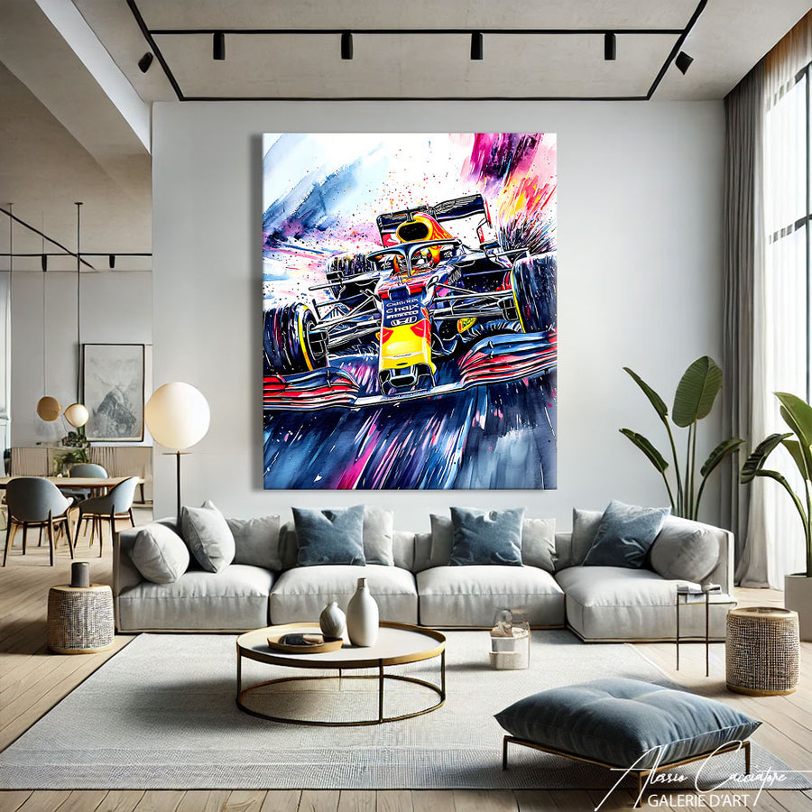 Tableau Voiture F1 – mise en situation