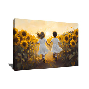 Tableau Champs De Tournesol
