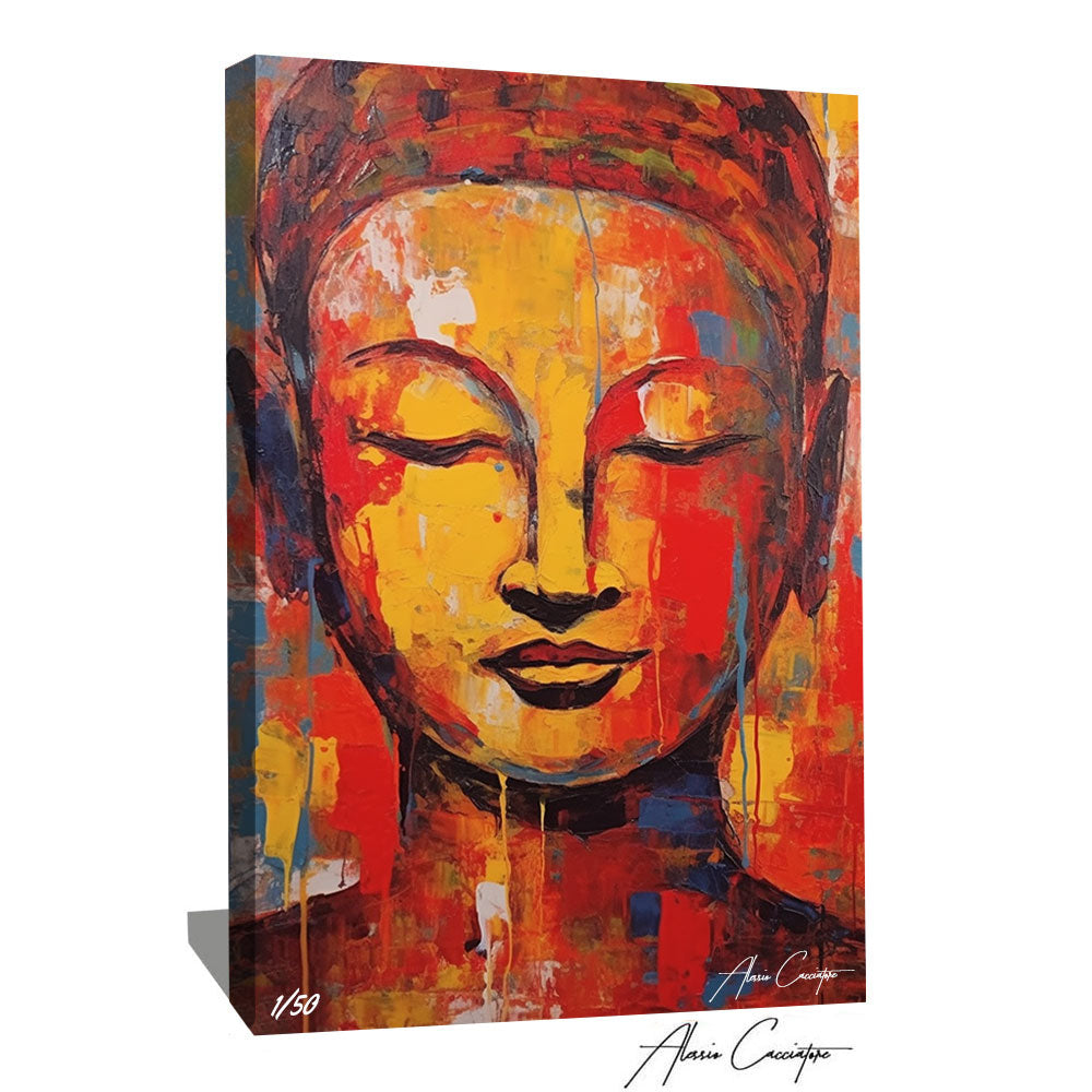 tableau bouddha