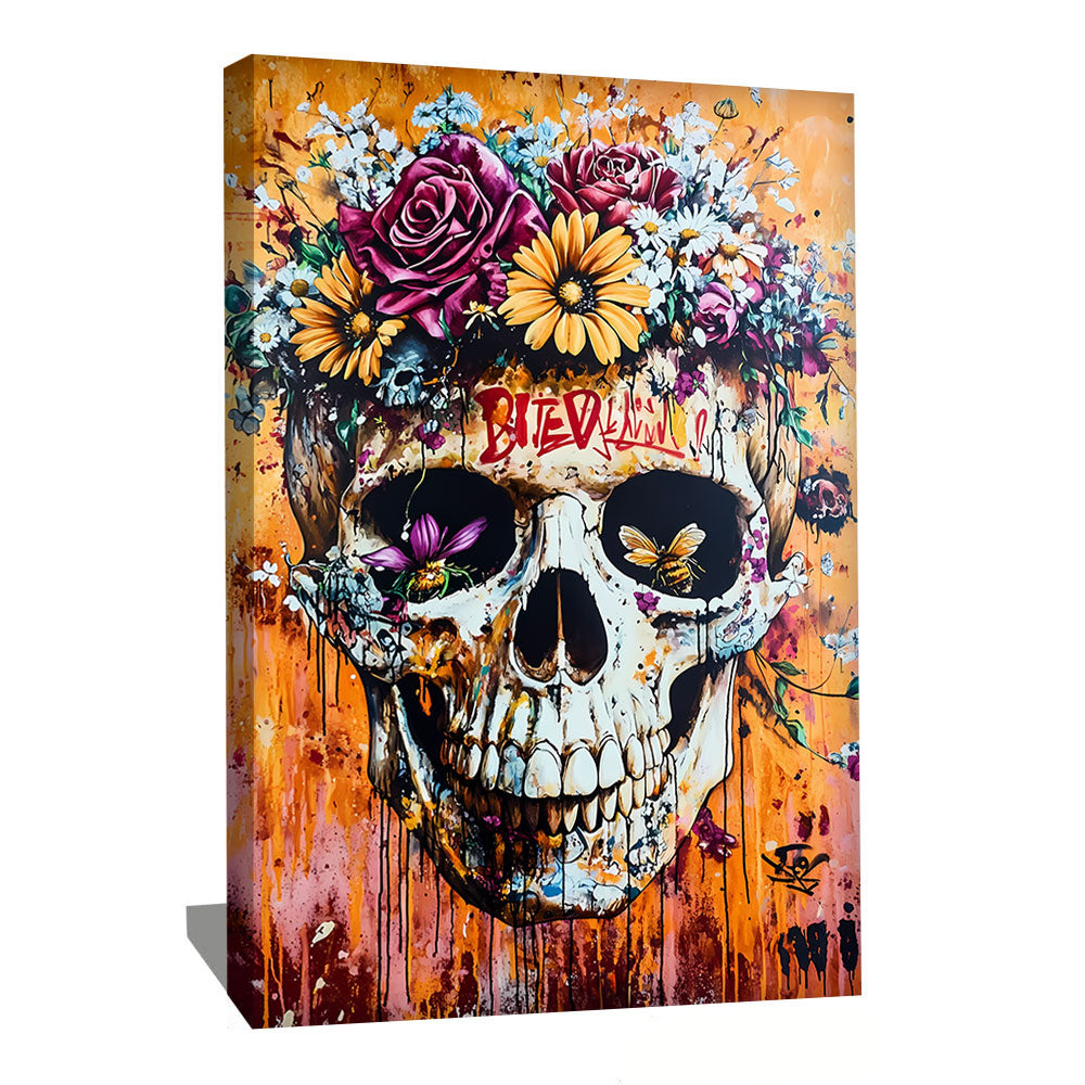 TABLEAU CRÂNE MEXICAIN