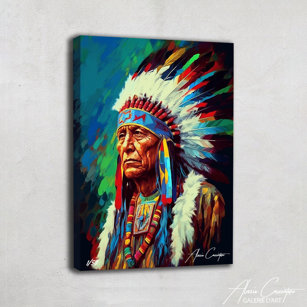 peinture chef indien