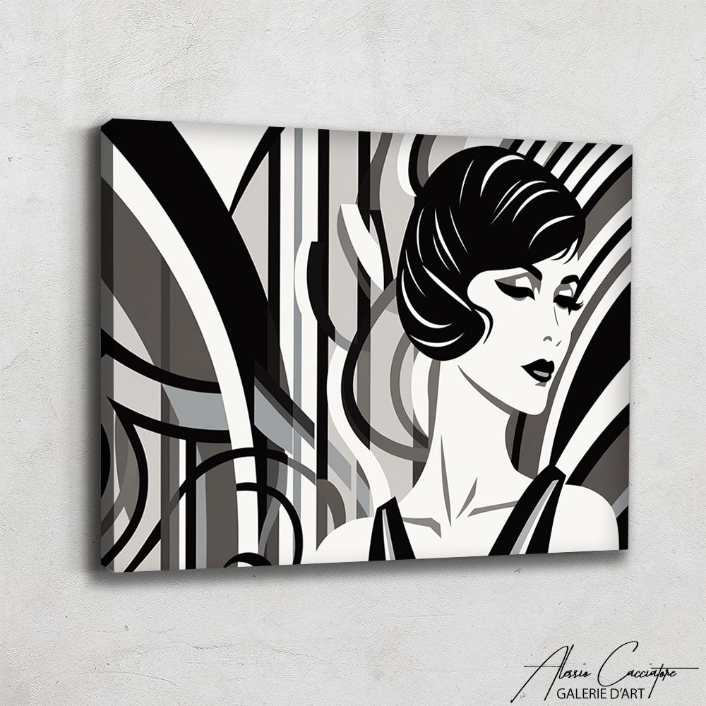 Tableau Art Déco Ancien