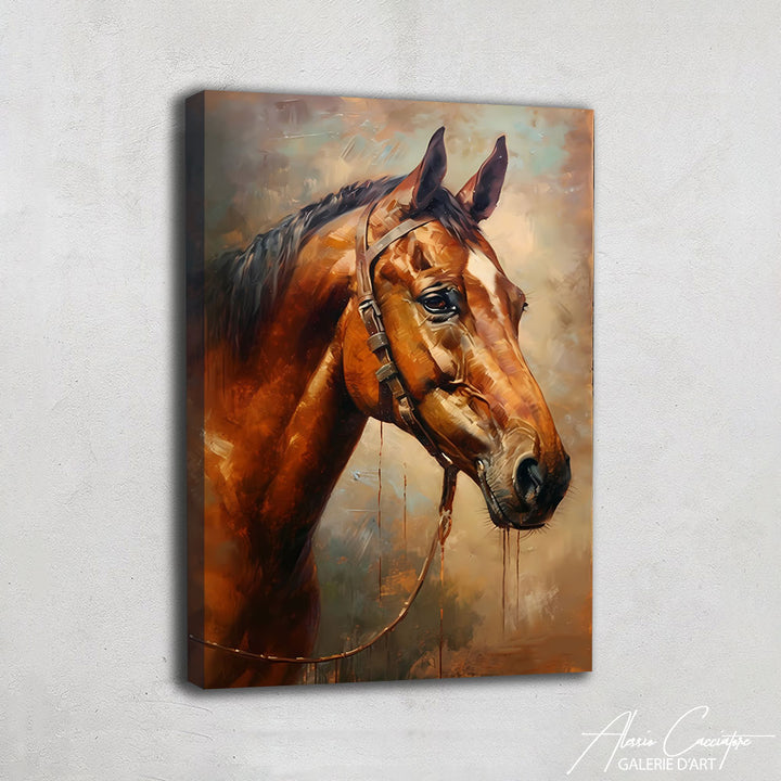 tableau cheval ancien