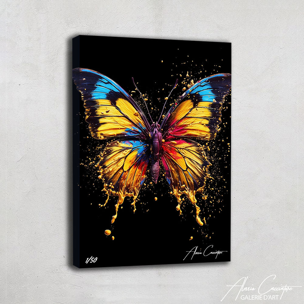 tableau papillon moderne