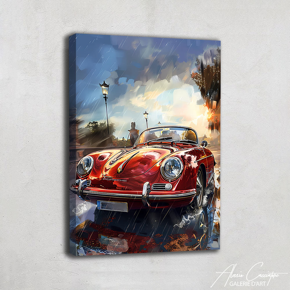 Tableau Porsche Vintage